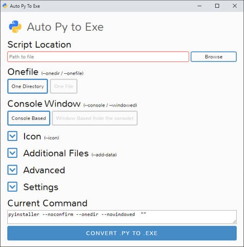 Cách chuyển File Python thành EXE 14