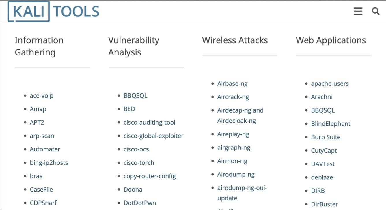 tool osint kali linux