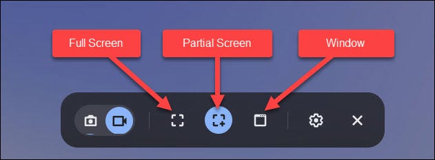 quay màn hình trên ChromeOS