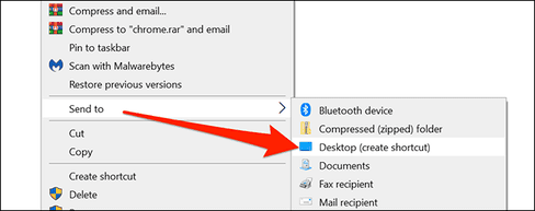 Open file location