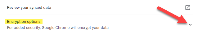 Encryption Options