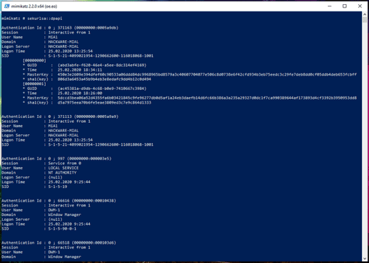 Cách Hack Password Windows đã lưu bằng Mimikatz và DAPA 21