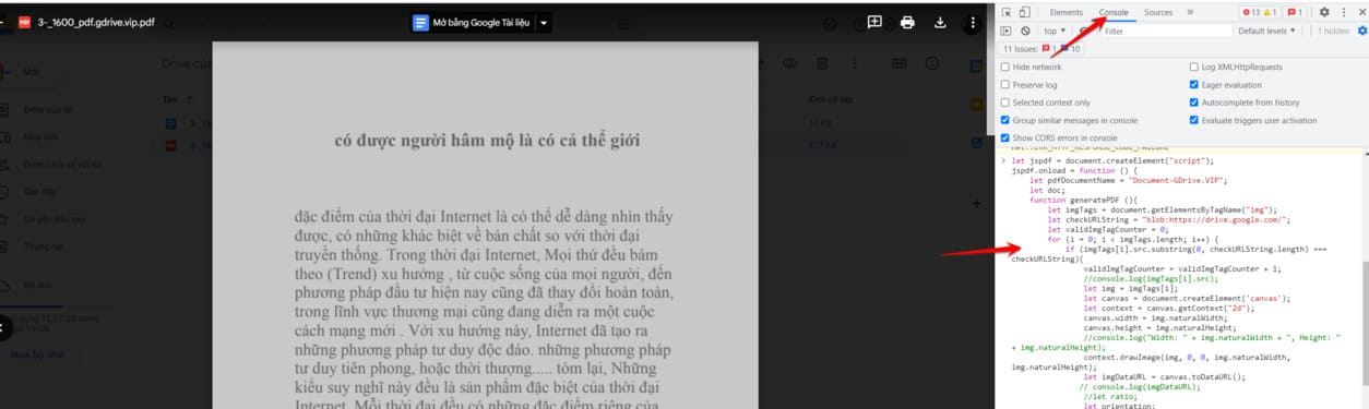 download pdf bị chặn