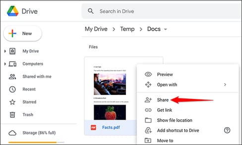 Cách tạo liên kết tải file trực tiếp trên Google Drive 10