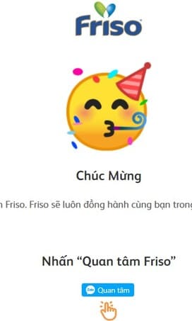 Hướng dẫn nhận 10K từ FRISO MUM CLUB 6