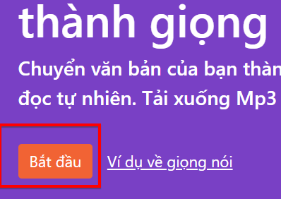 bắt đầu