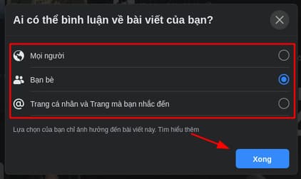 Cách Tắt Bình luận bài viết trên Facebook 21