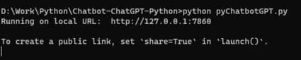 Tự tạo Chatbot ChatGPT bằng Python cho riêng mình 16