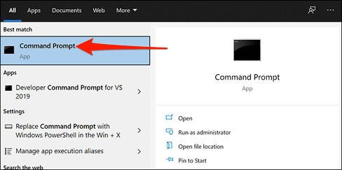 Đặt lại ứng dụng Settings bằng Command Prompt