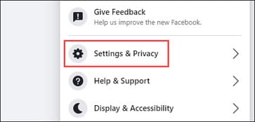 Settings & Privacy