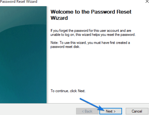 Reset Password Windows 10