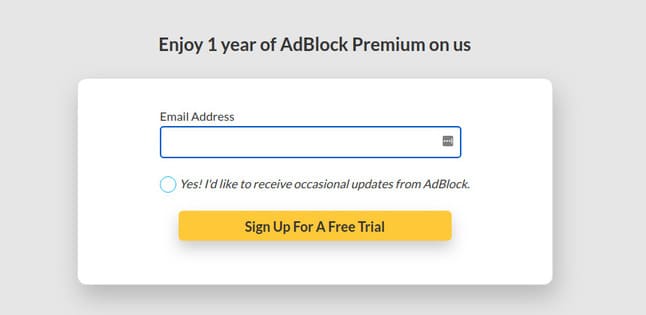 [Hot] Nhận ngay 1 năm miễn phí Adblock Premium 11