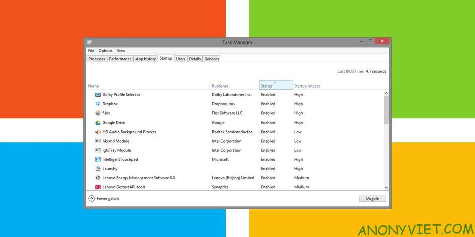 10 phần mềm startup bạn có thể vô hiệu hóa để tăng tốc Windows