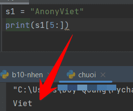 Chương 3: Chuỗi - Python cơ bản 26