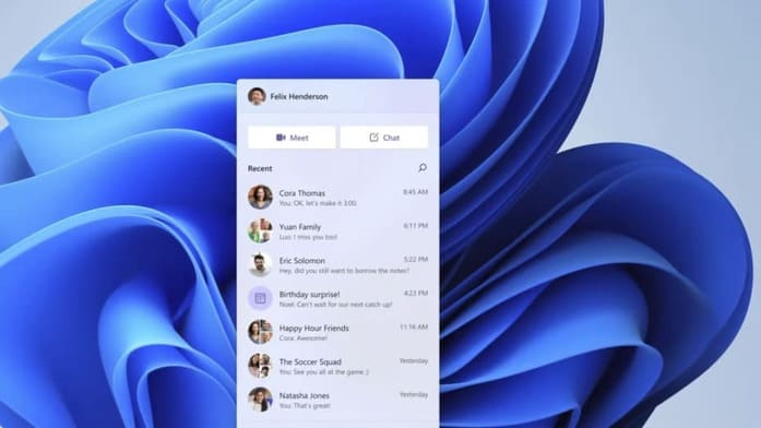 Microsoft biến Teams thành một mạng xã hội trong Windows 11