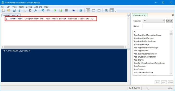 Cách tạo và chạy File PowerShell trên Windows 10 cho người mới bắt đầu 23