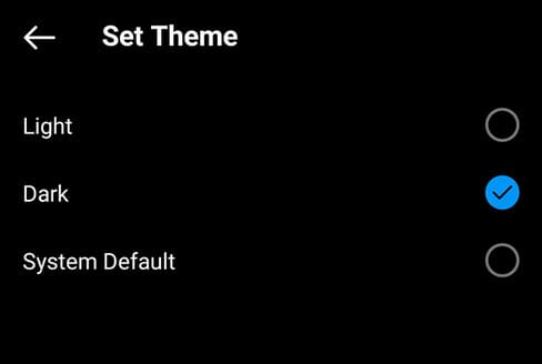 Cách bật Dark Mode trên Instagram 16