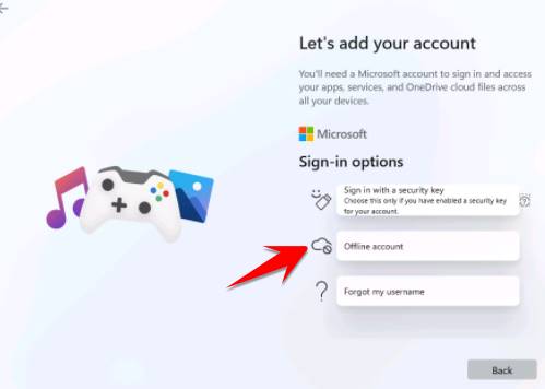 tài khoản Offline windows 11