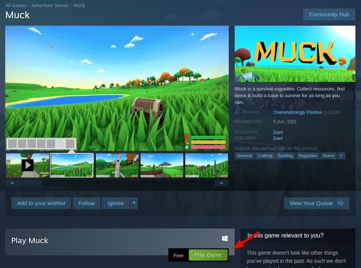 Muck: Game sinh tồn Miễn phí đang HOT trên Steam 6