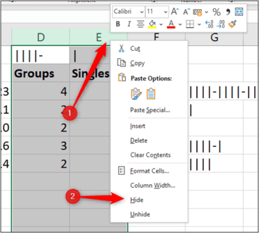 Cách tạo biểu đồ kiểm đếm trong Microsoft Excel 19