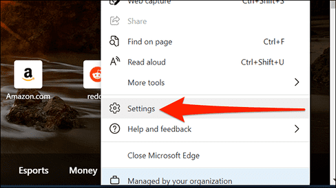 Microsoft Edge Settings