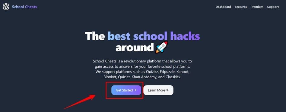 Schoolcheat giao diện chính