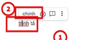 Sửa lỗi chính tả trên Google Doc