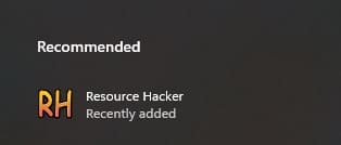 Mở Resource Hacker