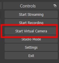 start virtual camera