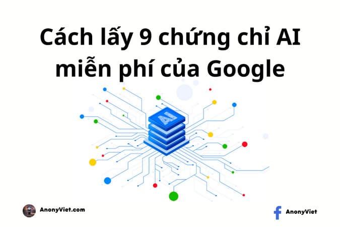 Cách lấy 10 chứng chỉ AI miễn phí của Google