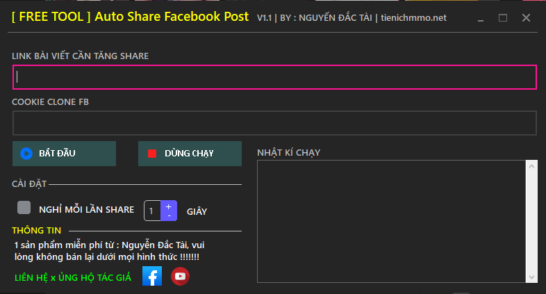 Cách dùng Tool Auto Share Facebook Post