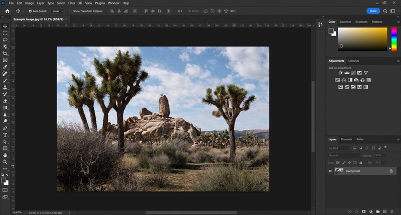 Cách bật chế độ tối trong Photoshop