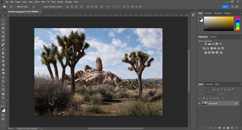 Cách bật chế độ tối trong Photoshop