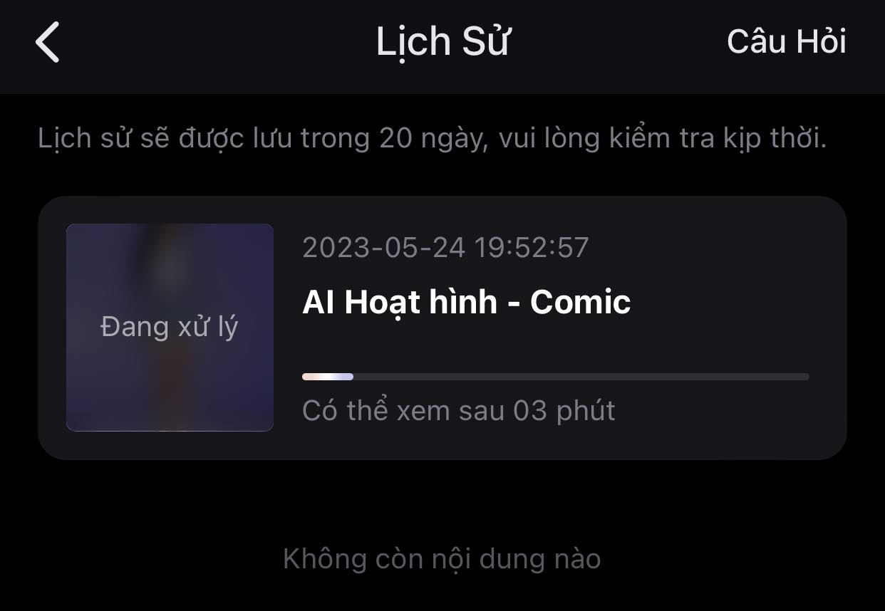 Biến video thành phong cách anime