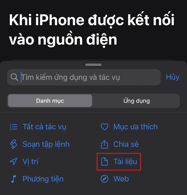 Cách cài định vị iPhone mỗi khi cắm sạc