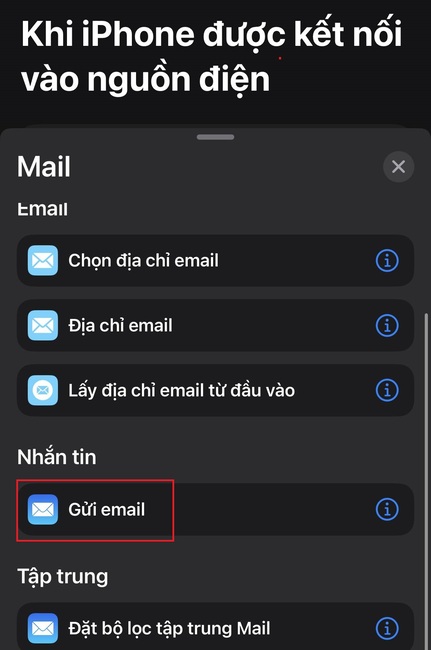 Cách cài định vị iPhone mỗi khi cắm sạc