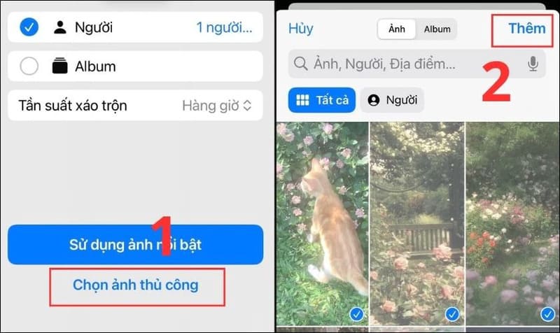 Cách đặt nhiều ảnh làm hình nền trên iPhone