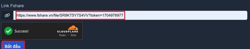 Cách get link Fshare