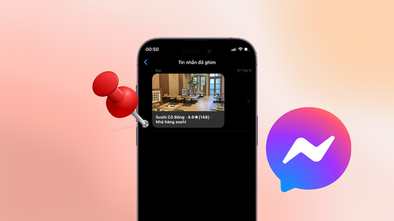 Cách ghim tin nhắn trên Messenger