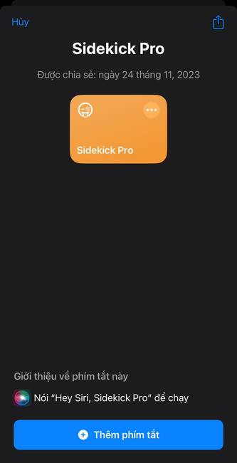 Cách nâng cấp Sidekick Pro