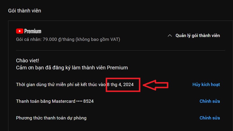 Cách nhận 4 tháng Youtube Premium miễn phí