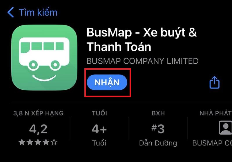 Cách tìm lộ trình xe bus