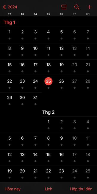 Cách xem lịch âm trên iPhone