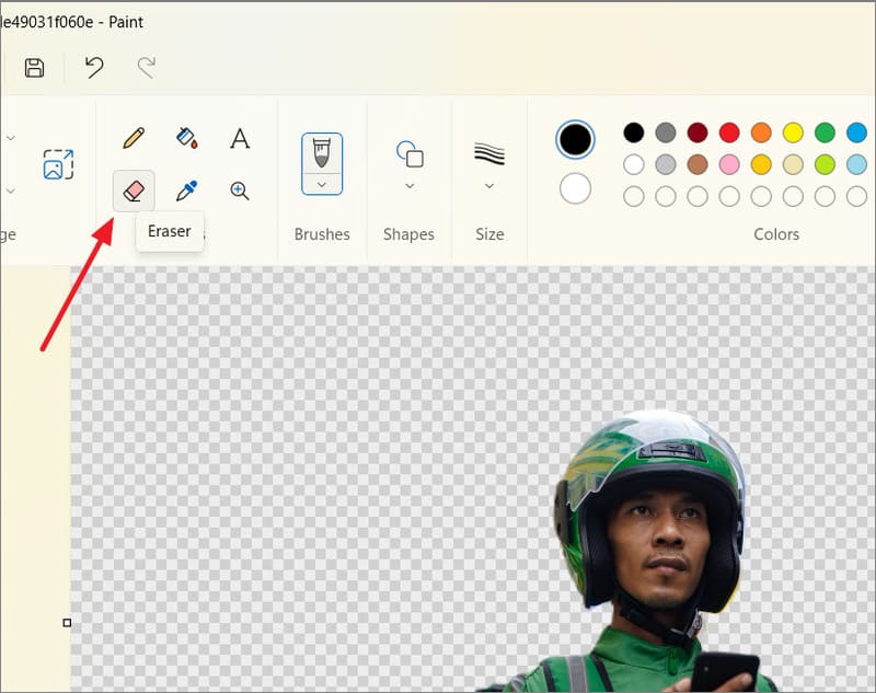 Cách xóa nền ảnh bằng Paint trong Windows 11