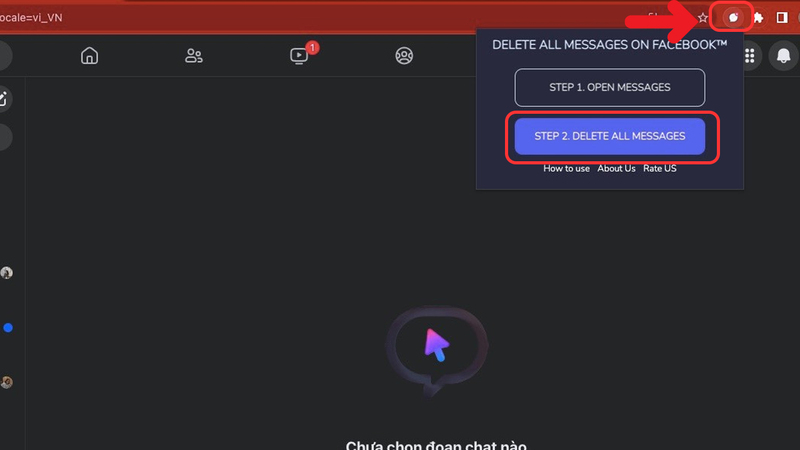 Cách xóa nhiều tin nhắn trên Messenger