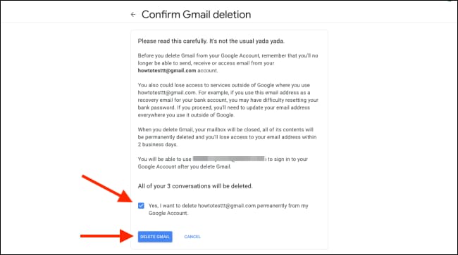 Cách xóa tài khoản Gmail mà không cần xóa tài khoản Google 27