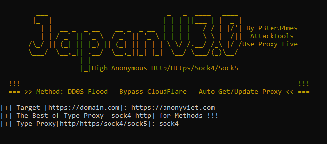 Share Tool DDoS Bypass Cloudflare Japan V3.0 4