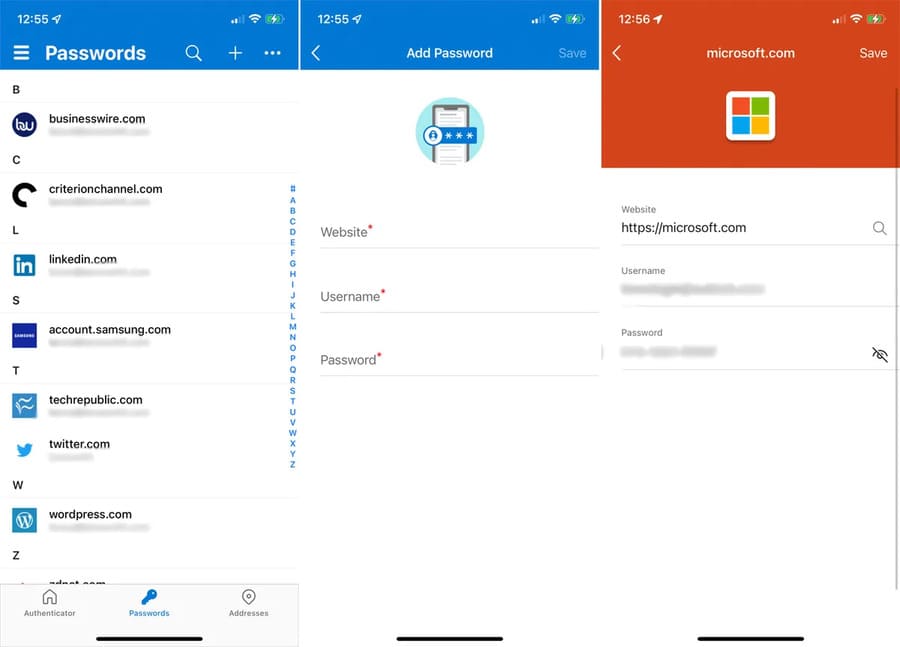 Cách dùng Microsoft Authenticator để quản lý Password tất cả Website 18