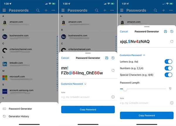 Cách dùng Microsoft Authenticator để quản lý Password tất cả Website 19